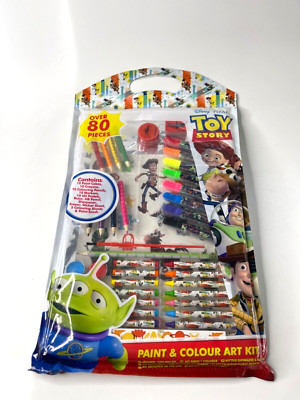 Toy Story Disney Pixar Mal und Farben Art Set  80 Teile Malen Stifte Buch