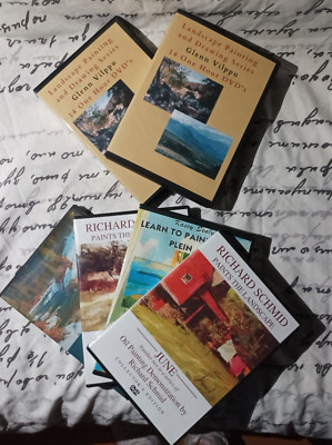 18 DVD Courses Bundle Schmid, Sealy, Vilppu Landscape painting Free Shipping