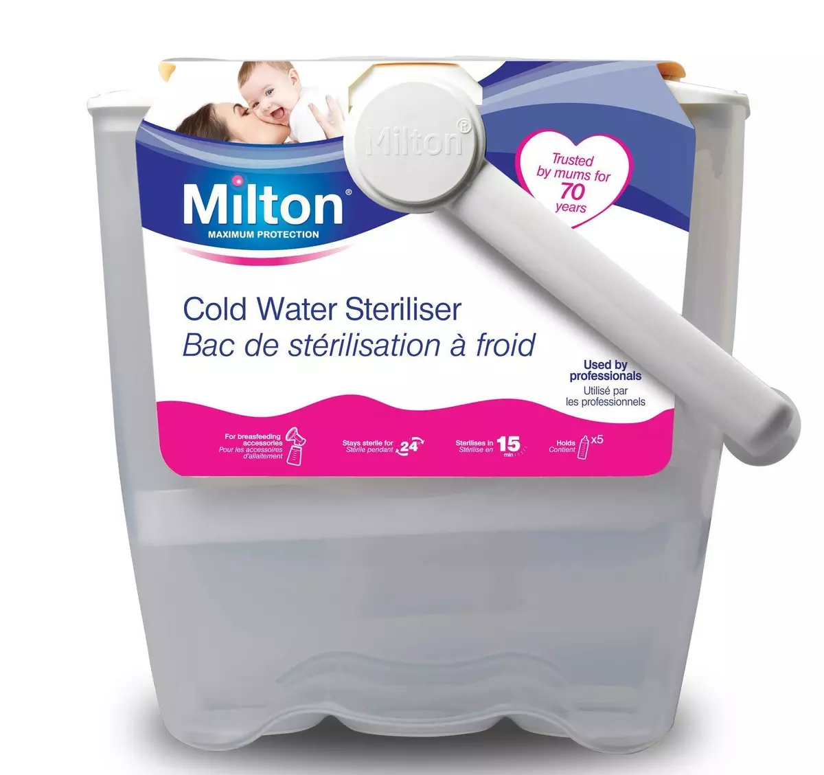 Milton hotsell steriliser tub