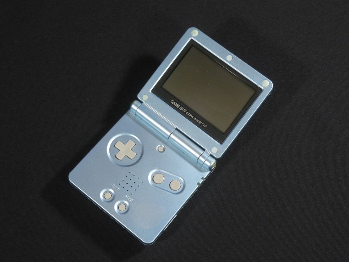 Game boy advance SP Console pearl Blue Nintendo Handheld GBA