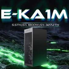 New Goldshell E-KA1M 5.5T 1800W KAS Silent Home Kaspa Miner with PSU in Stock