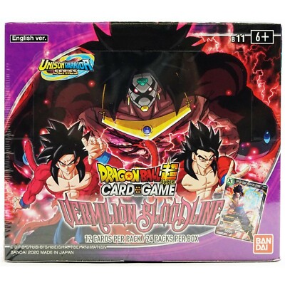 vermilion bloodline booster box 1st edition Dragon Ball Super Series 1st print 11 Vermilion Bloodline Sealed Booster  Box