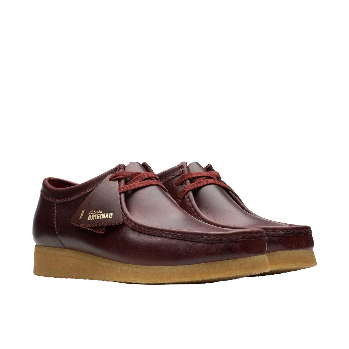 Clarks Wallabee 26179192 Mens Burgundy Oxfords & Lace Ups Clarks Wallabee 26179192 Mens Burgundy Oxfords & Lace Ups
