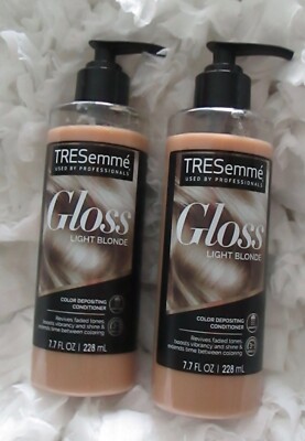TRESEMME GLOSS LIGHT BLONDE COLOR CONDITIONER EACH: 7.7 FL OZ/228mL FREE SHIP!