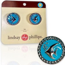 Lindsay Phillips Snaps KAT Turquoise Mid Century Fish Collectors Edition New