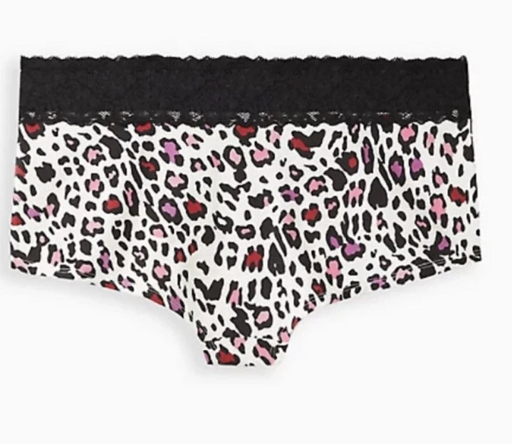 Panty corto para niño Torrid talla 3 blanco algodón estampado de leopardo nuevo con etiquetas Foto 2 de 4