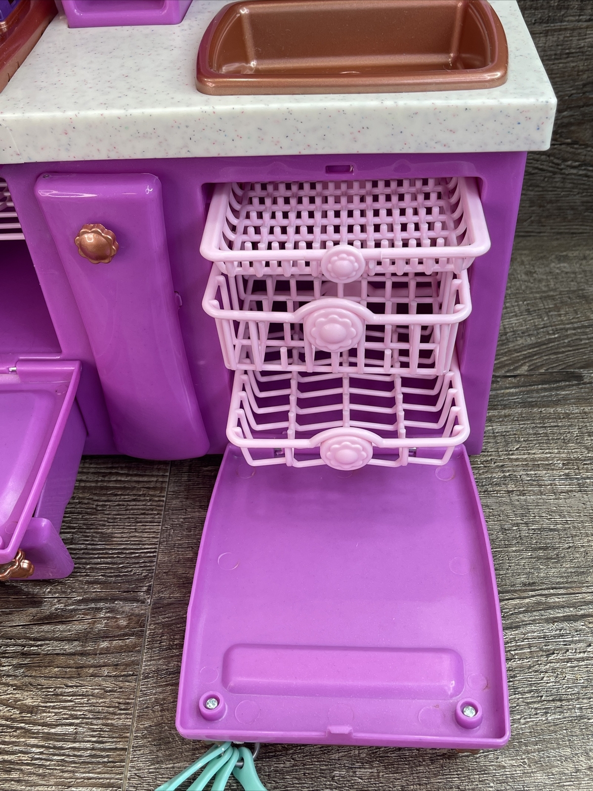 18" Doll Kitchen Set Refrigerator Our Generation W/ Kitchen Accessories