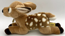 Miyoni Spotted Fawn Realistic Baby Deer Stuffed Animal Plush Aurora 11" Long