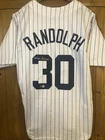 Autographed/Signed Willie Randolph New York Pinstripe Baseball Jersey BAS COA