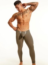 N2N Bodywear Men's Gym Zone Pouch Tight, M Sable Brown NWT