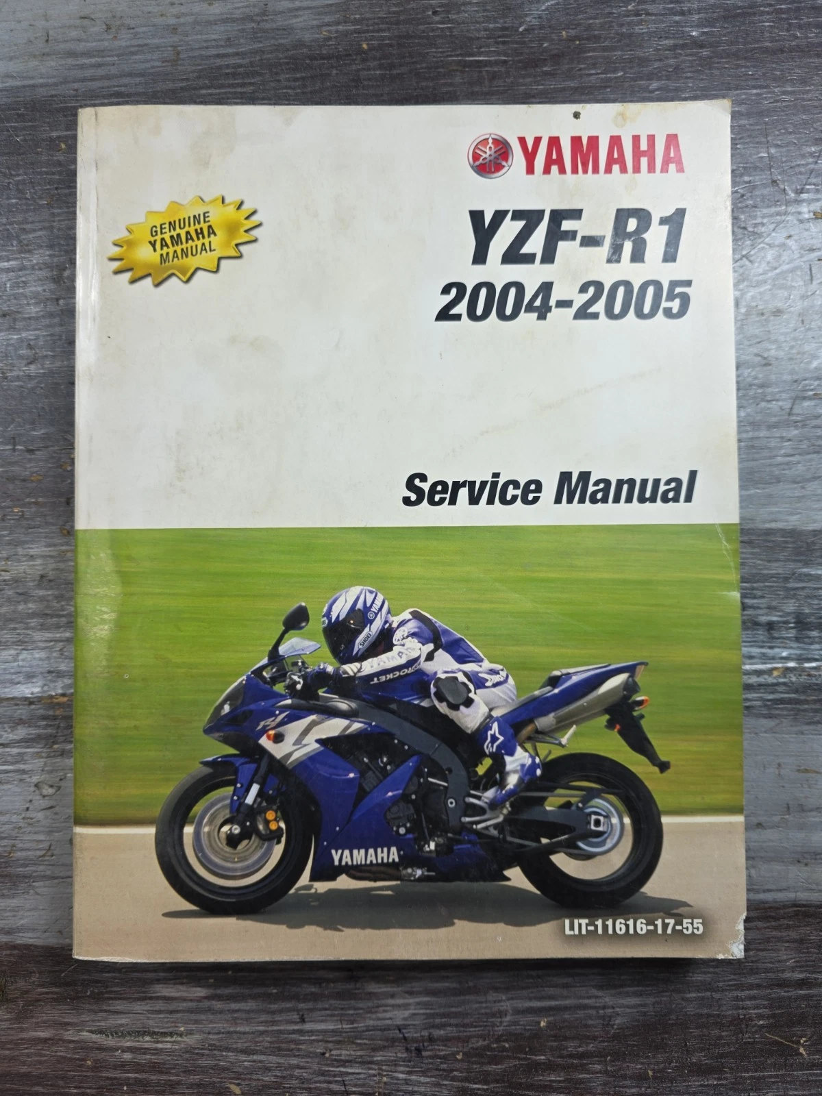 Yamaha YZF-R1  2004-2005 Factory Service Manual Repair Book OEM LIT-11616-17-55
