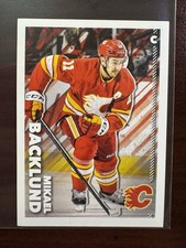 2022-23 Topps NHL Album Sticker #85 Mikael Backlund - Calgary Flames