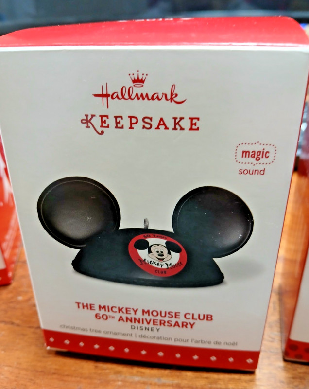 Hallmark Keepsake Ornament THE MICKEY MOUSE CLUB 60TH ANAVERSSRY