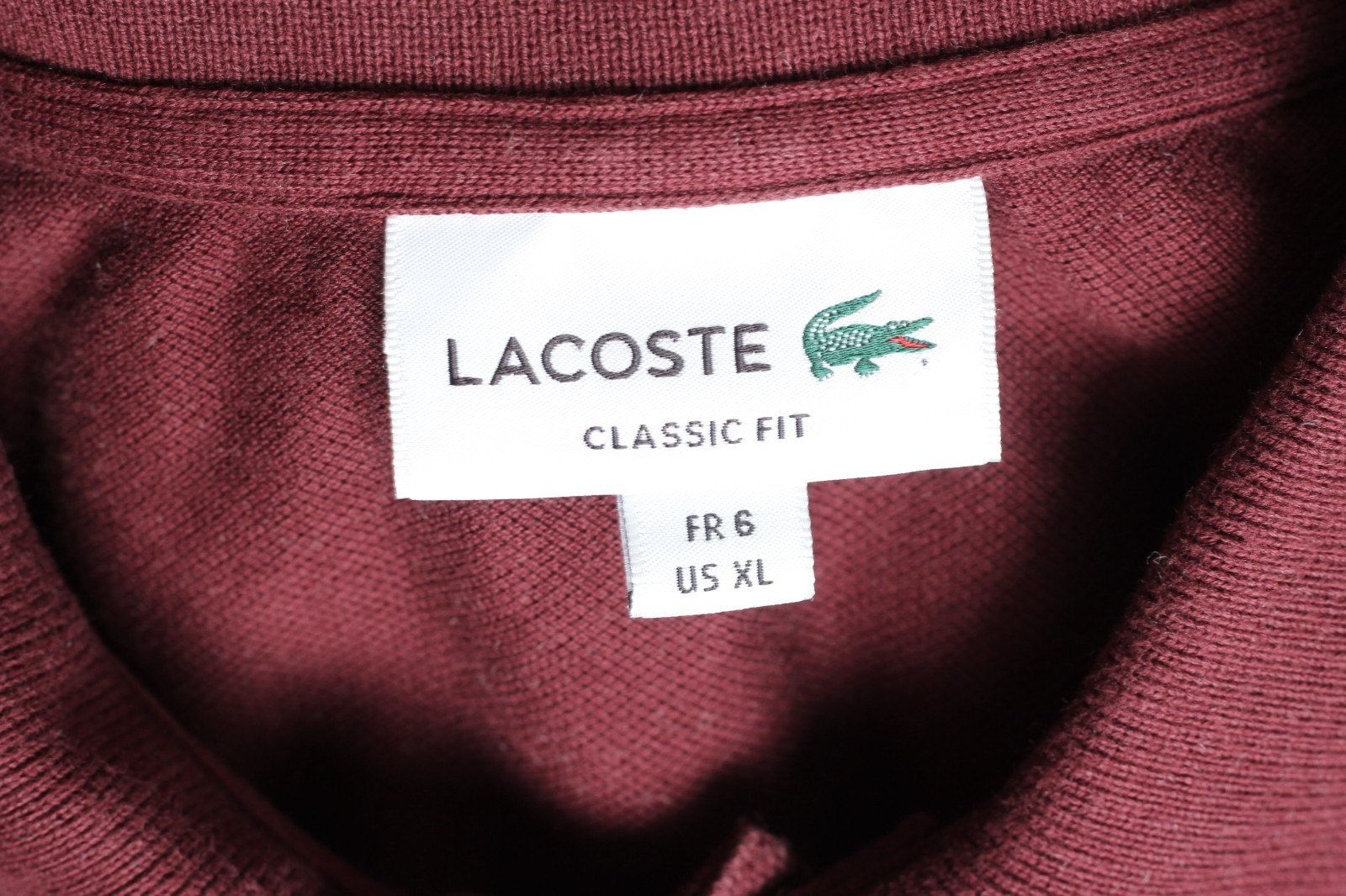 LACOSTE Polo Shirt Men Size 6 / XL Classic Fit Short Sleeve VR3683 thumbnail 5