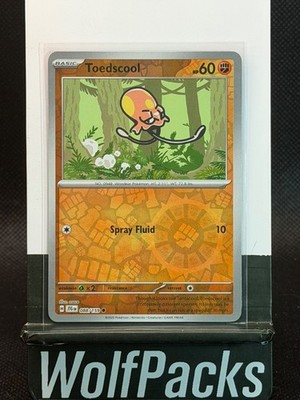 Pokémon TCG Journey Together - Toedscool #88 Comon Reverse Holo