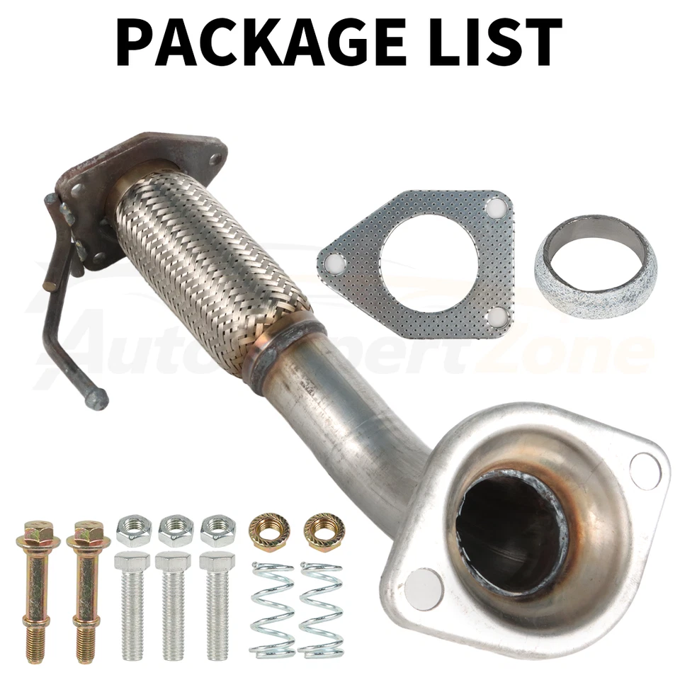 Front Flex Exhaust Pipe For 2008-2012 Honda Accord 2.4L for 2009-2014 Acura TSX Foto 2 de 4