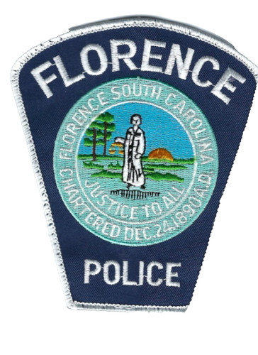 Florence (Florence Co.) SC South Carolina Police *TOMBSTONE* Duty-Worn patch