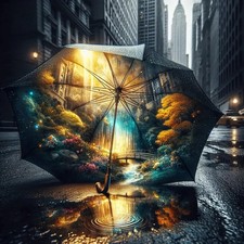 Landscape Building Diamond Painting Kits for Adults, 5D Diamond Art Kits for Adu