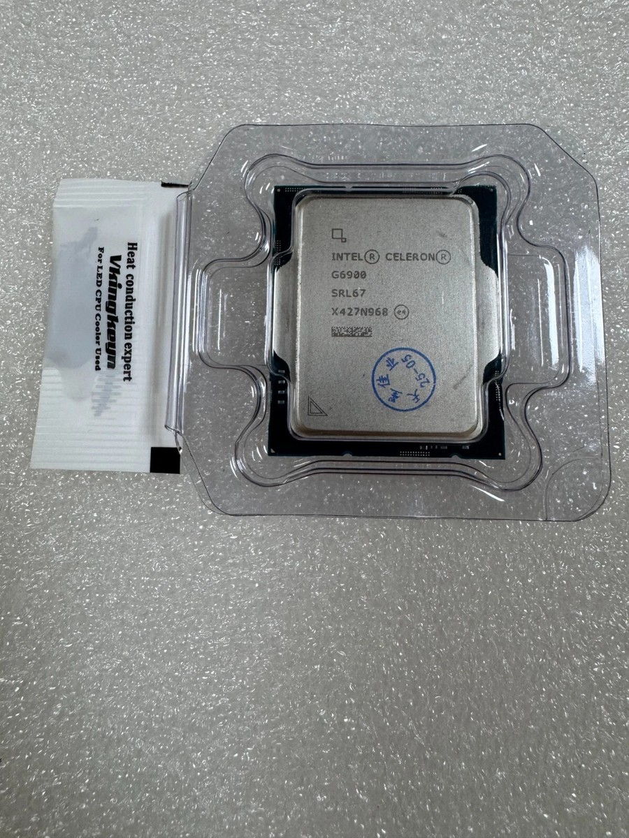 12th Gen Intel Celeron G6900 CPU Processor 3.4ghz Dual Core 46w