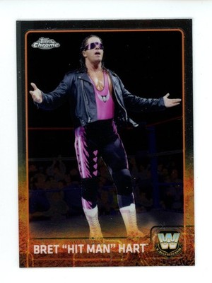 2015 Topps Chrome WWE Bret ''Hit Man'' Hart #79