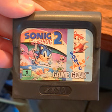SEGA Sonic the Hedgehog 2 Sega Game Gear Game Cartridge Platformer 1 Player