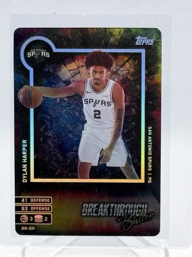 2025-26 Topps Match Attax - Breakthrough Baller Dylan Harper #BB-DH