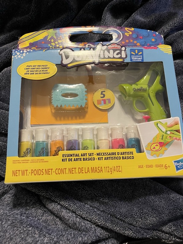 Play-Doh DohVinci Essential Art Set 8 Color Tubes Included  NEW