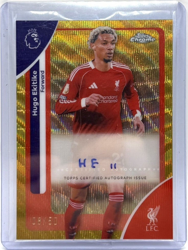 2025-26 Topps Chrome Premier League - Hugo Ekitike #CA-HE for sale