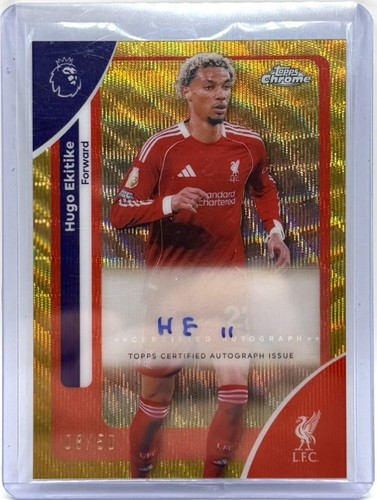 Topps Chrome Premier League 2026 Hugo Ekitike Auto Purple
