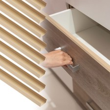 8 Pcs 18" Long Aluminum Bronze Slip on Cabinet Door Protector KITCHEN Edge Guard