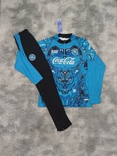 Tuta calcio Napoli 2023-2024 Emporio Armani (EA7) azzurra , uomo, taglia M