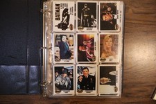 1989 Topps Batman Movie 22 Stickers And 132 Trading Cards in Binder