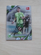 Konstantinos Koulierakis autograph signed trading card Chrome VFL Wolfsburg 24/25