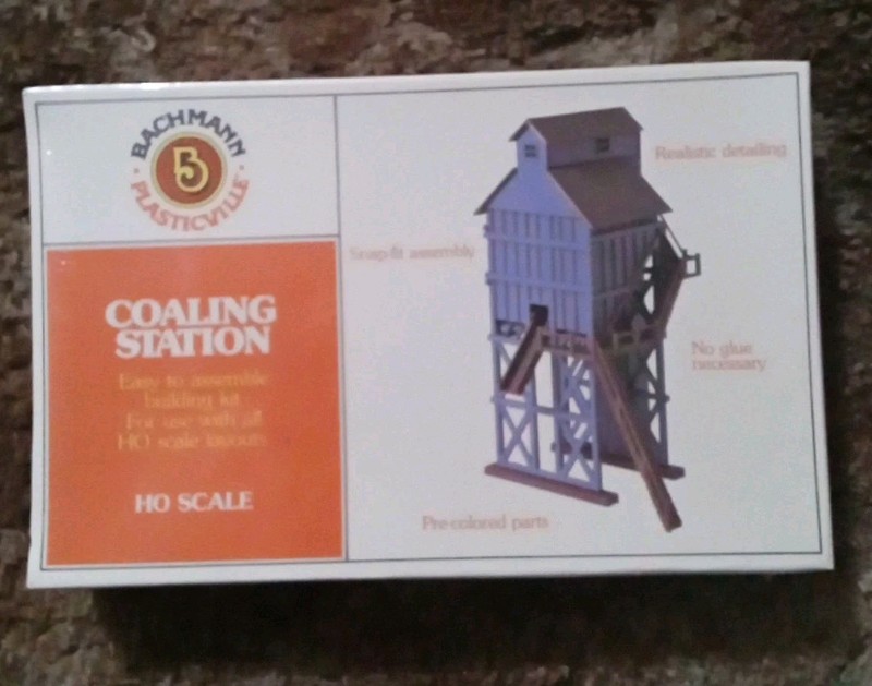 Vintage Bachmann Plasticville Ho Scale Coaling Station 45211 Building Kit NEW