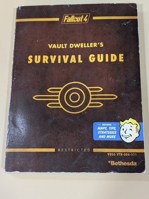 Fallout 4 Vault Dweller's Survival Guide Collector's Edition Complete with Map