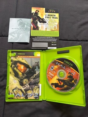 Microsoft Xbox Halo 2 Complete In Box Video Game with Xbox Live Trial And Manual