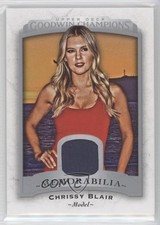 2017 Upper Deck Goodwin Champions Memorabilia Chrissy Blair #M-CB 4fl
