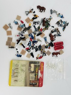 Job Lot OO Gauge Model Railway Layout scenery spares bundle See All Photos