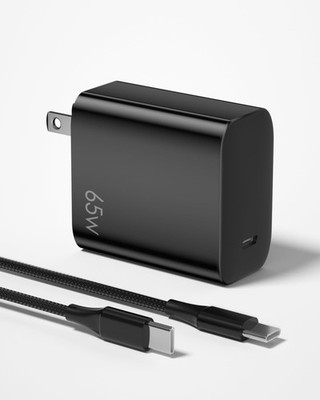 65W iPhone 17 USB C Charger Cube, Compact Type C Charger Fast Charging for Ga...