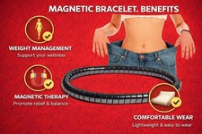 Magnetic Therapy Hematite Bracelet 8mm Natural Stone Beads for Men Women Ene