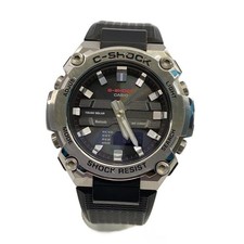 CASIO Solar watch G-SHOCK Analog Rubber BLK BLK