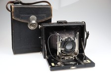 Plaubel Heli-Orthar No. 5 f5.2 black nickel Objektiv frühe Holzkamera 97944