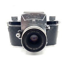 Ihagee Dresden Exa Typ 4  Carl Zeiss 50mm f/2.8 Kit Set Analog SLR 35mm Silver