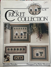 The Cricket Collection no. 18 Humility Samler Cross Stitch Leaflet Pattern