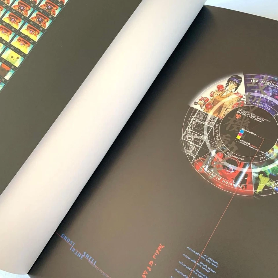 Ghost in the Shell Official Art Book PlayStation Masamune Shirow Japan Anime - Image 4 of 4