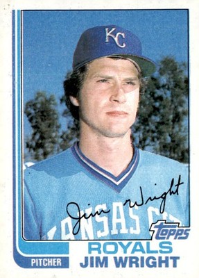 1982 Topps #362 Jim Wright Kansas City Royals Card
