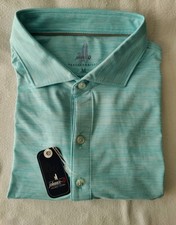 NWT MEDIUM Johnnie-O Featherweight Huronn Polo MSRP 98