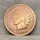 1906 Indian Head Small Cent Penny, BN, Circulated, Uncertified