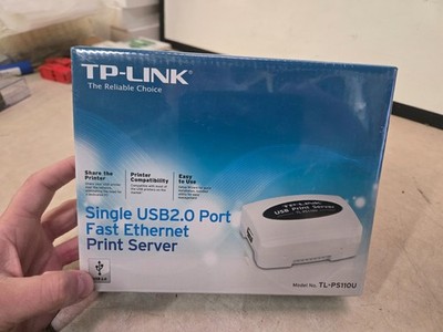 TP-LINK TL-PS110U Print Server Single USB Port Factory Sealed!
