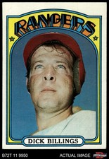 1972 Topps #148 Dick Billings Rangers 4 - VG/EX